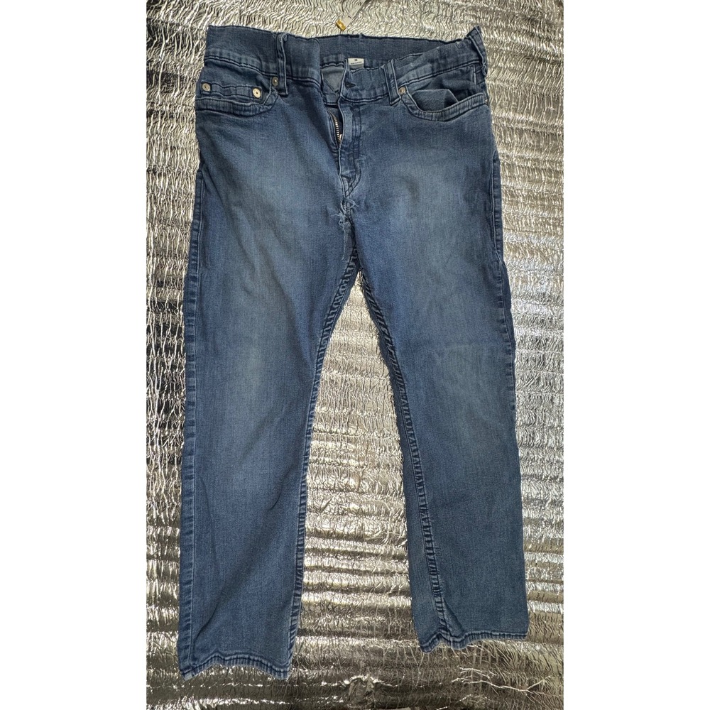 True Religion Ricky Relaxed Straight Jeans Mens 36 Medium Wash Blue Denim